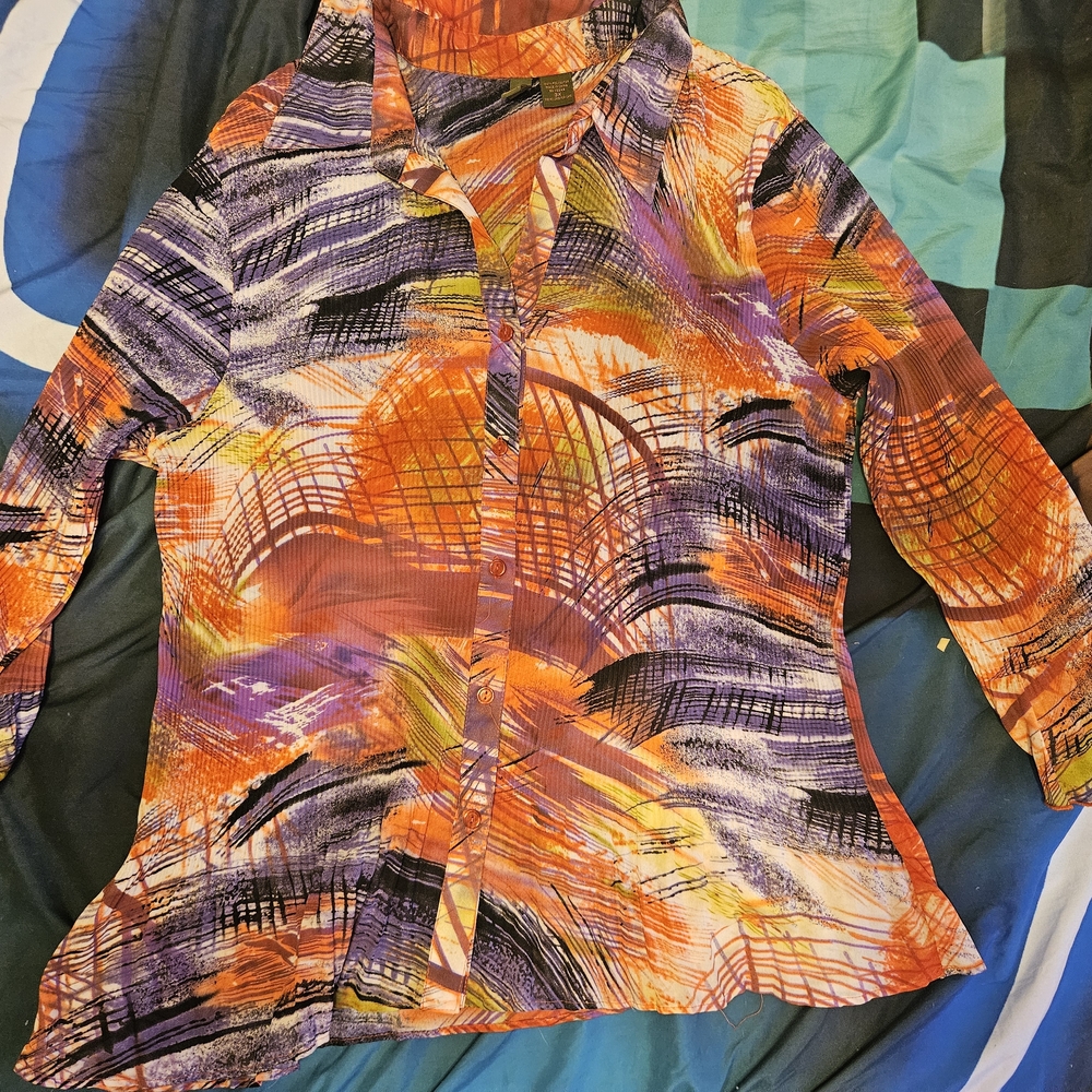 Vibrant Multicolor Women's Top